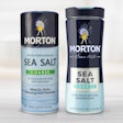 The Morton Salt package before (l.) and after (r.) the redesign.