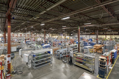 Pearson Packaging Systems' facility: 180,000 sq. ft.