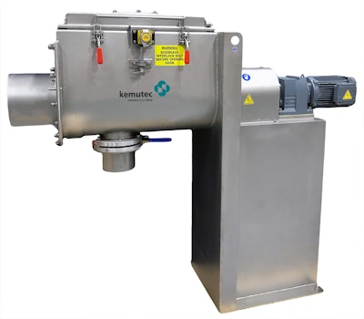 Kemutec Gardner L Series 50L horizontal ribbon mixer