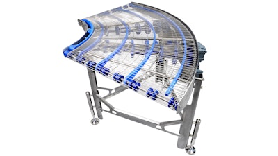 Wire Belt enhanced hygienic conveyor