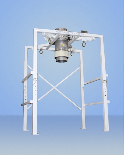 Bulk bag filler with FDA white finish