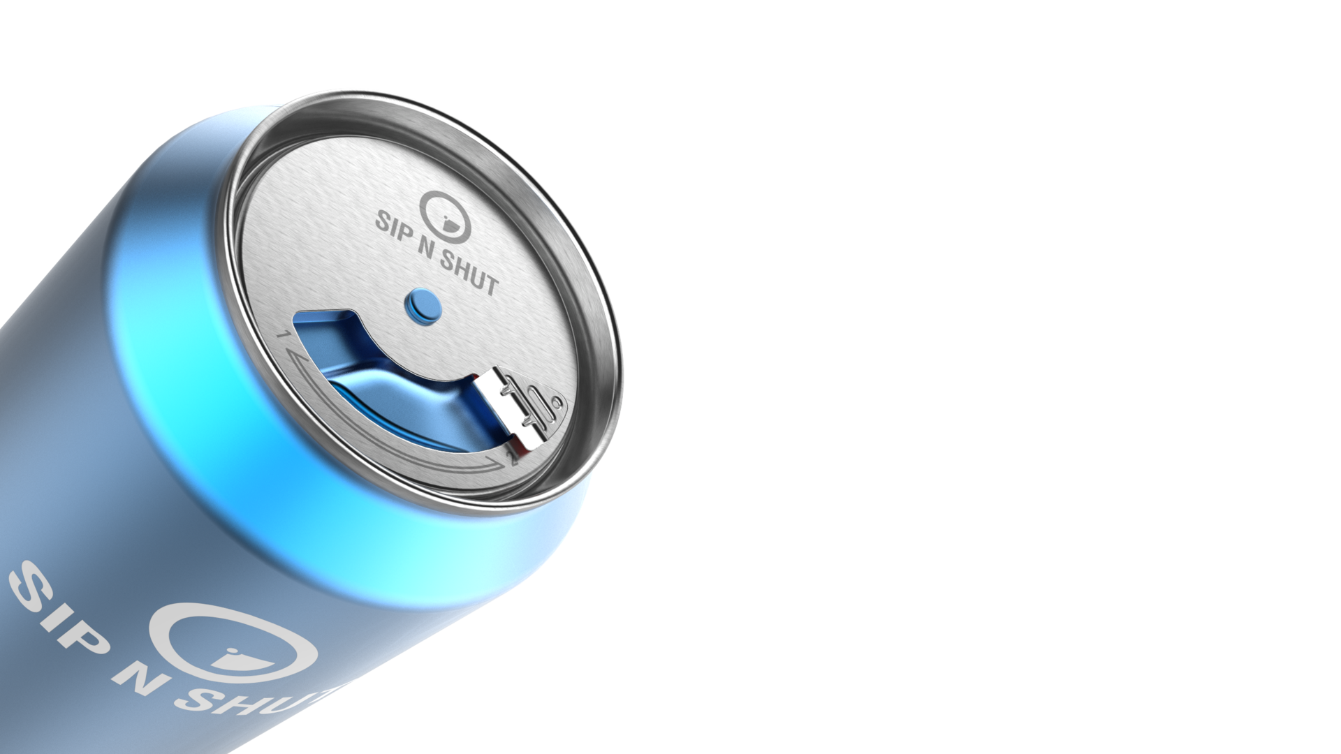 SipNShut offers a recloseable feature that is designed to be leak proof. Photo courtesy of SNSTech, LLC.