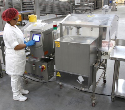 The Montebello, California-based company uses metal detectors from Mettler-Toledo Safeline to detect contaminants in tortillas.