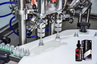 Monoblock filler for dropper bottles