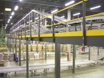 Wildeck industrial mezzanine