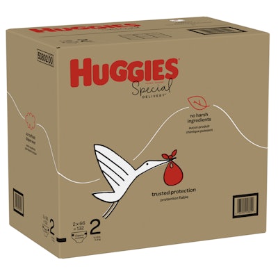 Huggies Special Delivery™ diapers, billed as the company’s “perfect diaper,' are SIOC- and shelf-ready