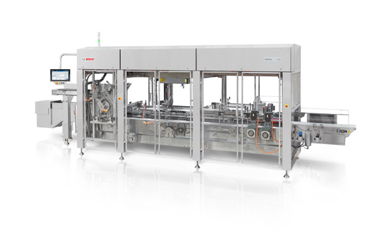 Bosch Packaging: Bag-in-box handling system From: Syntegon Packaging ...