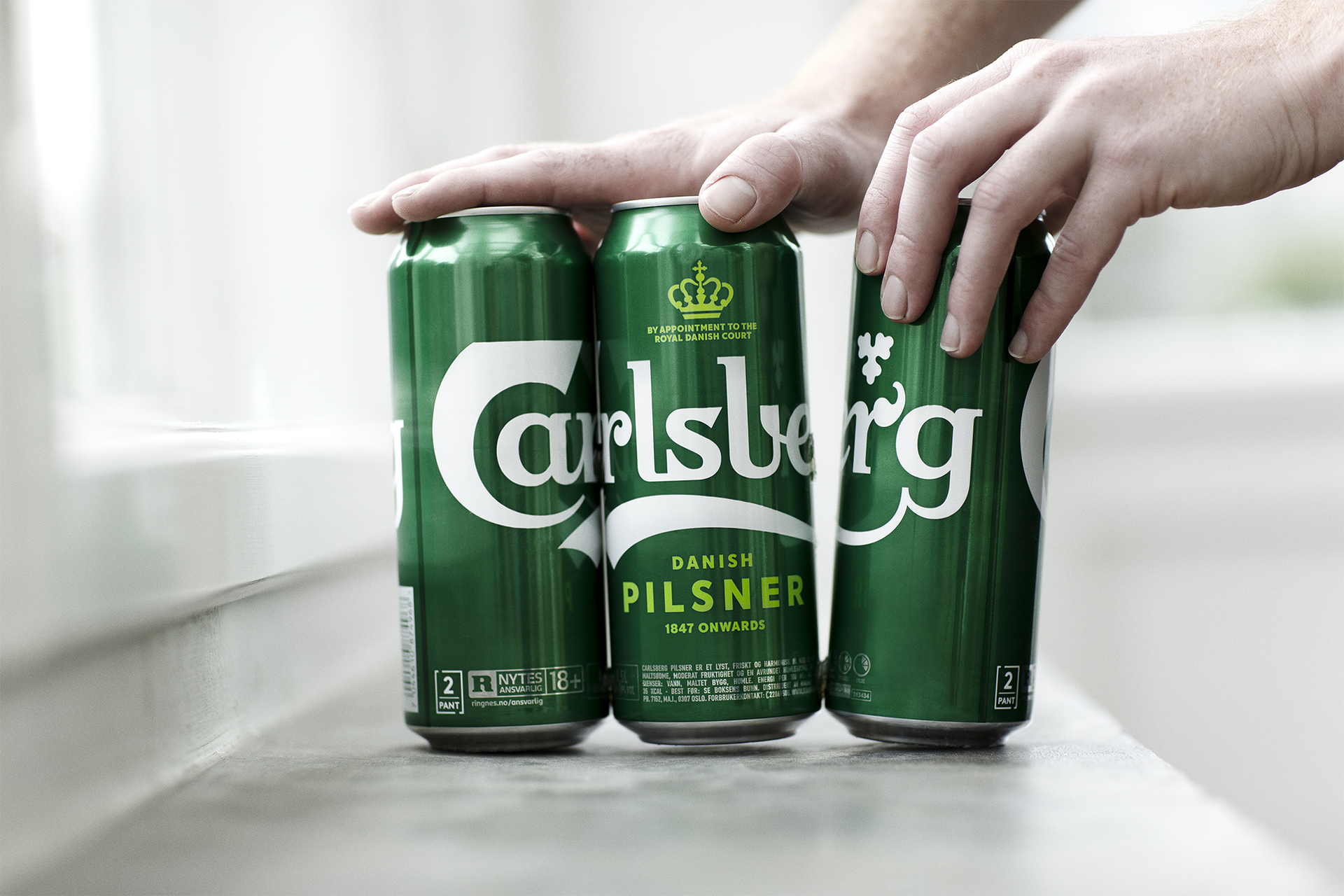 Carlsberg Group&rsquo;s Snap Pack package uses adhesive dots to secure a six-count multipack.
