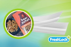 The Bear Naked package utilizes zipper style 8113, a recyclable option from the Fresh-Lock® 8000 Series.