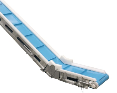 Sanitary conveyor design expedites disassembly for cleaning and the cleaning process itself.