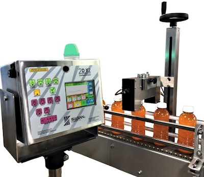 Operators access the 2D-X2 system controls through a full-color touchscreen HMI located next to the line.