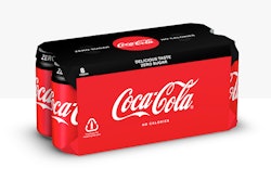 Coca-Cola European Partners will be replacing plastic shrink wrap with cardboard for its can multipacks across Western Europe.