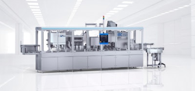 Uhlmann presented the innovative single tablet reject function for the pharmaceutical packaging line IBC 150 for the first time at PACK EXPO in Las Vegas. This enables a reject reduction of up to 99 percent when filling bottles with tablets.