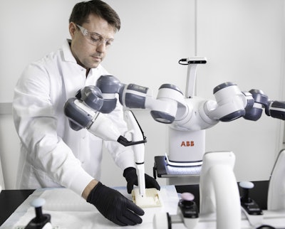 Collaborative robots can perform repetitive, delicate and mundane processes alongside humans.