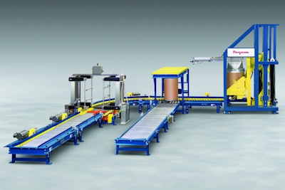 Flexicon TIP-TITE fiber drum dumping system