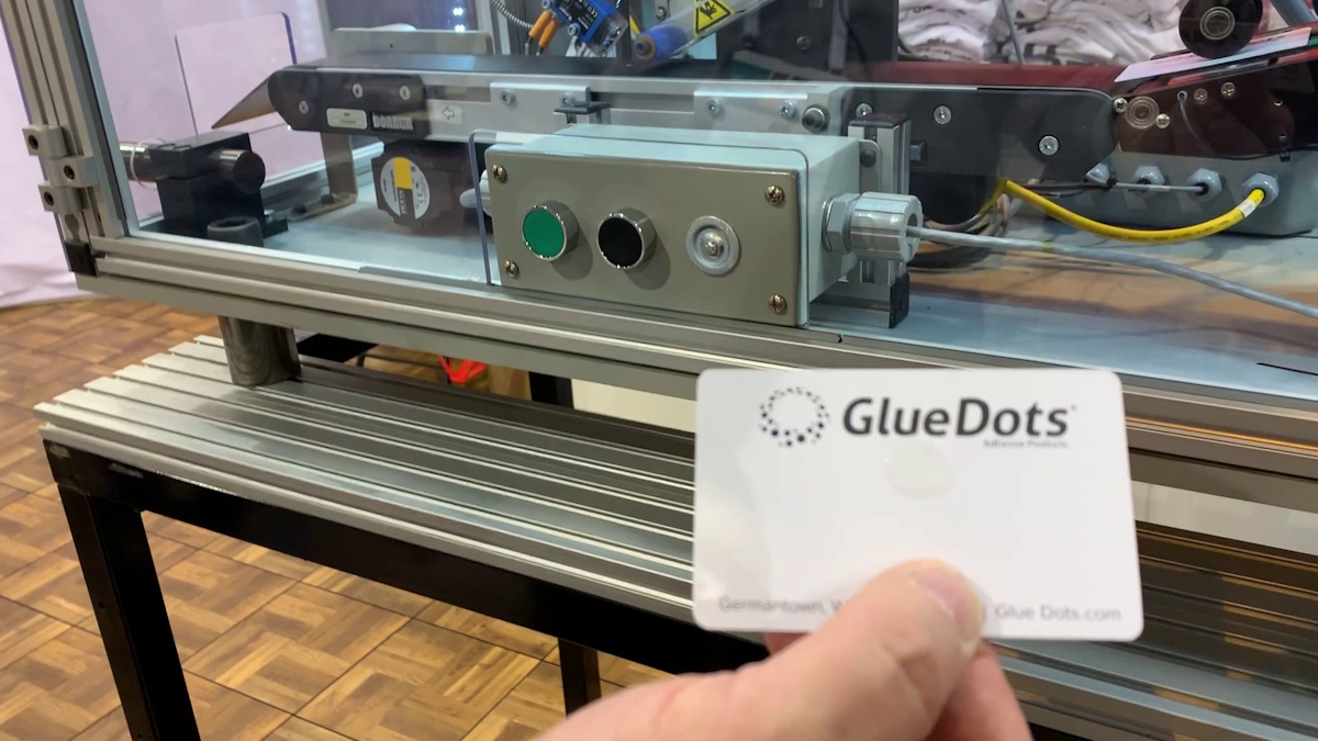 Automated glue dot application Packaging World