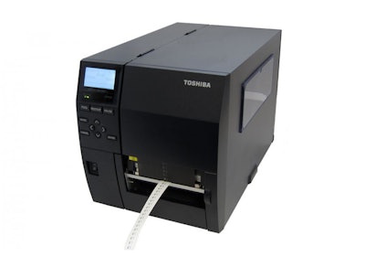 Toshiba’s new thermal barcode printer, the B-EX4T3HS, prints at 600 dpi at speeds up to 6 in/s.