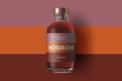 Pearlfisher utilized the recognizable brand elements from each of the three ingredients to communicate NOgroni in simple terms.