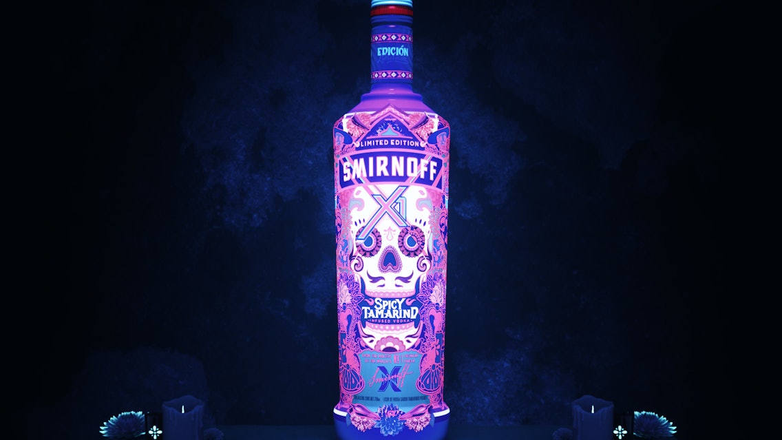 Smirnoff Bottle Captures Symbolism Of Day Of The Dead Packaging World Smirnoff Bottle Captures Symbolism Of Day Of The Dead Packaging World