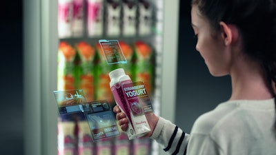 Digital connected packaging for milk, juice