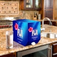As an alternative to single-use bottles, FIJI Water will introduce a new 2.5-gal container for the refrigerator or counter.