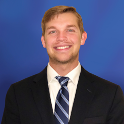 Mason Massey, winner of the Robert Testin Outstanding Packaging Science Senior Award, Fall 2019