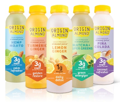 Origin Almond almond juice bottles