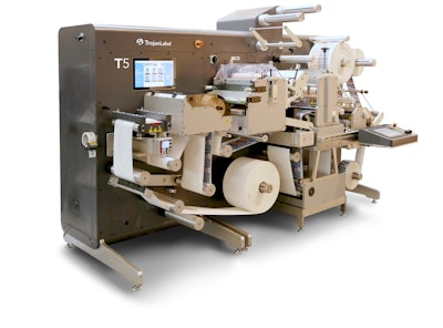 TrojanLabel® T5 In-line Digital Color Label Press and Finishing System
