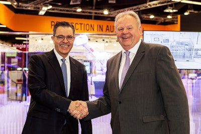 From left to right, Sami Atiya, Hans Wimmer