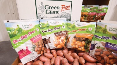 Each item in the line is ready to eat after just 6 minutes in the microwave oven.