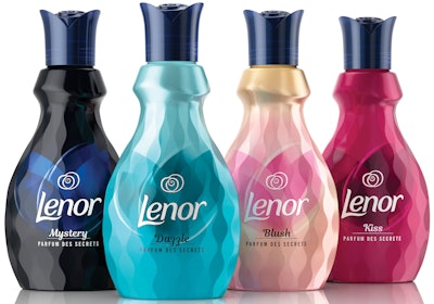 This Lenor product and its ISBM PET container exemplify P&G’s tightly integrated development process, which enables the firm to move more quickly than in years past.