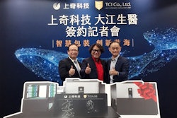 Key stakeholders celebrate the prospect of having an HP Indigo 20000 Digital Press operating soon at Taiwan's TCI Co. Ltd.