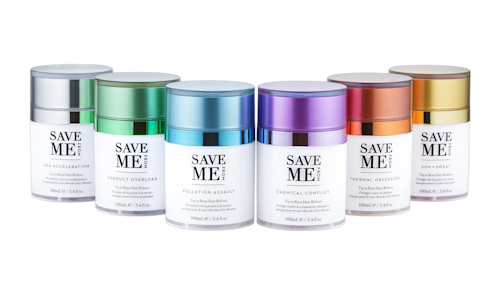 Save Me From's six formulations each combat a different source of hair damage for a “Tip To Root Hair Reboot.”