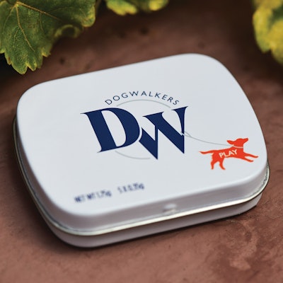 Dogwalkers’ previous pack design was simple and bright. However, the brightly colored dog silhouettes on them could be perceived as cartoonish, thus a compliance concern as regs tighten up.