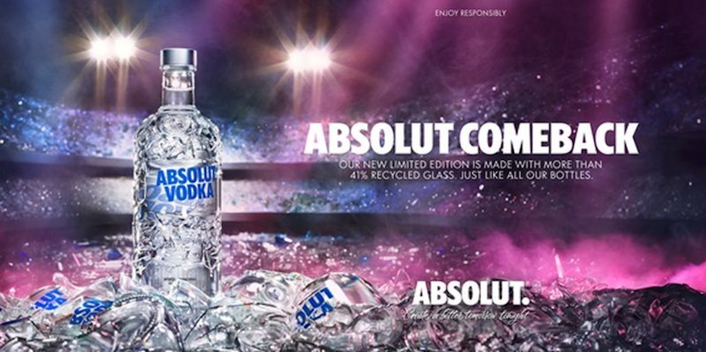 broken glass makes a comeback in limited edition absolut bottle packaging world limited edition absolut bottle