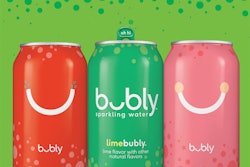 PepsiCo's bubly sparkling water