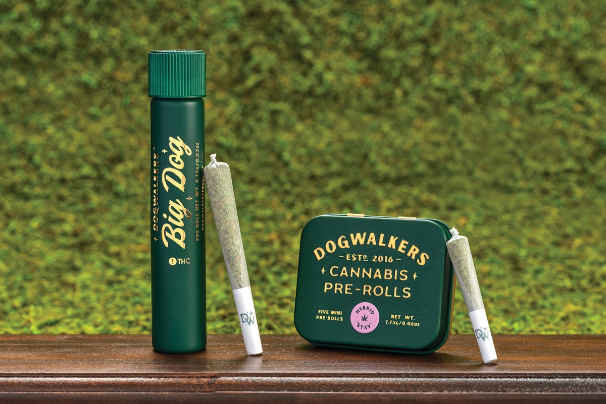 Glass Pre Roll Joint Tube with Custom Sticker / Label - Cannabis Promotions