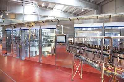 New Sidel glass filling line at Peroni.