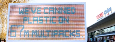 Tesco eliminates shrink wrap