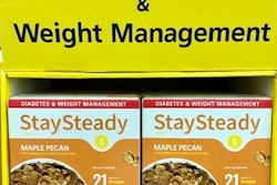 Spotted at Natural Products Expo: StaySteady cereal is a low glycemic, high fiber, high protein cereal made to be helpful for diabetic and weight management. StaySteady cereal is manufactured by Organic Milling, Inc., a 60-year-old cereal and snack company located in sunny San Dimas, California proving not all companies launching disruptive healthy options are new.