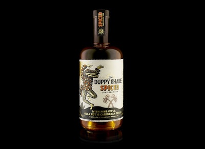 The Duppy Share Spiced bottle
