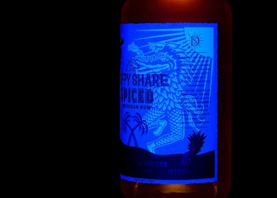 The Duppy Shared Spice UV label