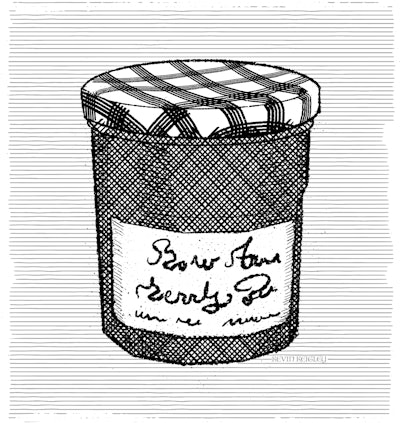 Hurley preserves jar