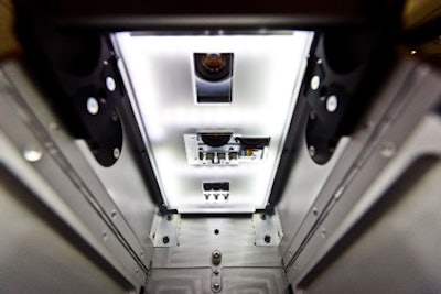 Inside Polyphem wt: The use of LEDs in the lighting unit combined with intelligent lighting control is meant to ensure smooth lighting of the control area without warming the products.