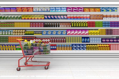 Stock image supermarket