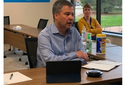 Amcor Flexibles North America (AFNA) President Fred Stephan leads one of his twice-a-week virtual Q&A sessions with employees from the company’s Oshkosh, Wis., corporate office to address questions and update teams on the company’s response to the COVID-19 coronavirus pandemic with support from AFNA Vice President, Human Resources and Communications Vanessa Wellens.