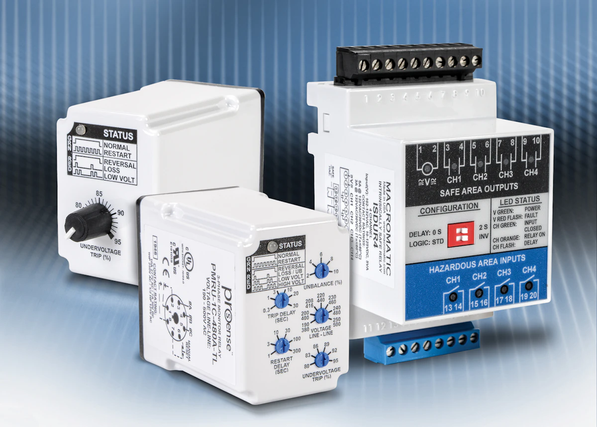 Motor Control And Intrinsically Safe Relays From Automation