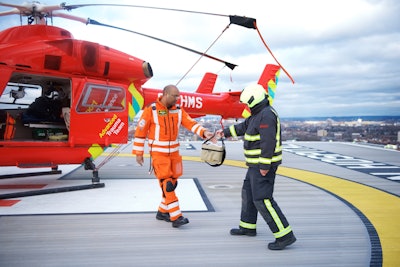 London's Air Ambulance was the first UK Air Ambulance to carry blood on board.