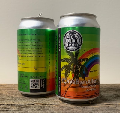Direct digital printing on aluminum cans is what made this slogan-and-rainbow campaign possible.