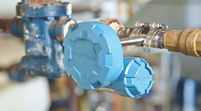 The Rosemount 708 Wireless Acoustic Transmitter can continuously determine steam trap status, including identifying steam trap failures and inactivity. Photo courtesy of Emerson.